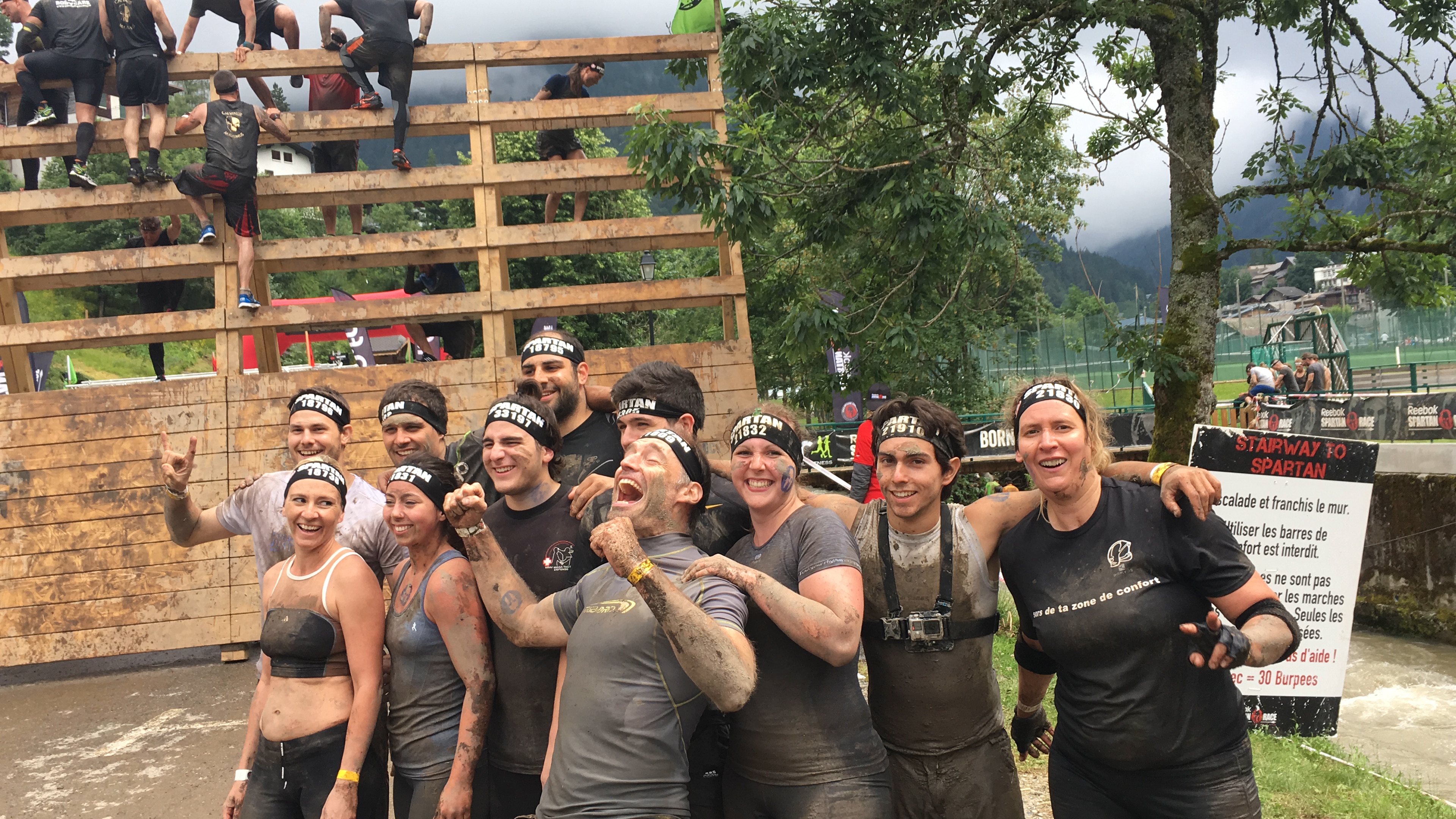 Des warriors à la Spartan Race de Morzine